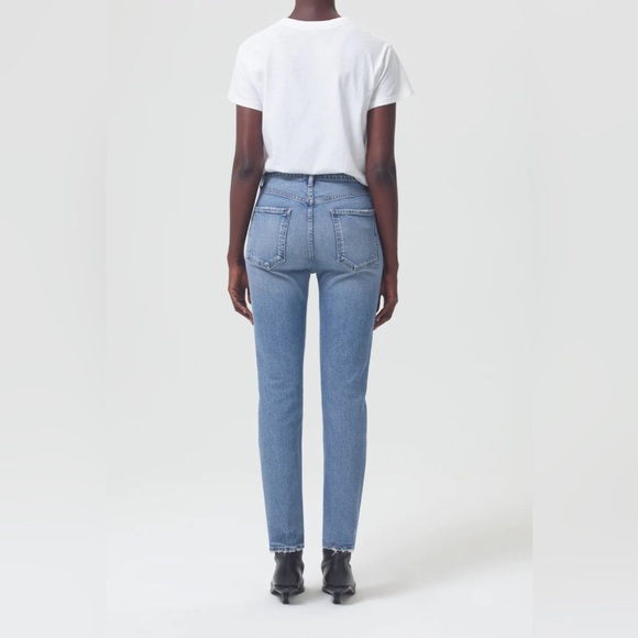 Agolde Riley Long High Rise Jeans - Picture 2 of 8